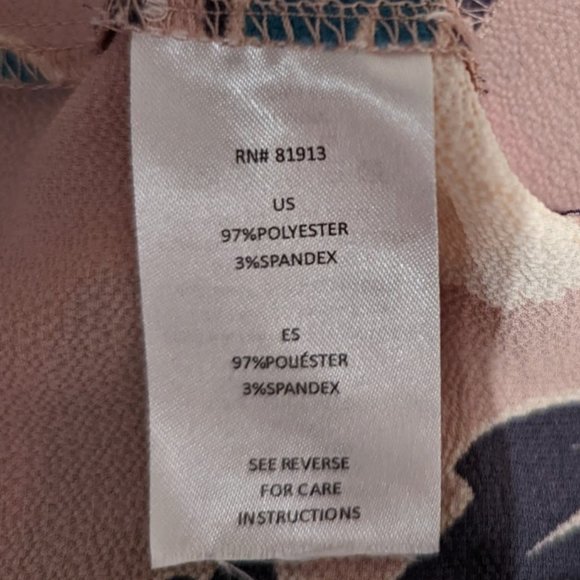 C&E Floral Sleeveless Blouse w/ Tassels - Picture 10 of 10